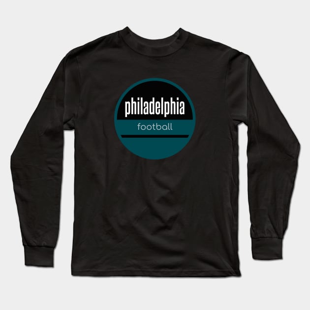 philadelphia eagles football Long Sleeve T-Shirt by BVHstudio